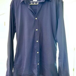 Zara Blue Casual Dress Shirt